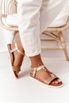 Flat Women's Sandals Taupe Willow